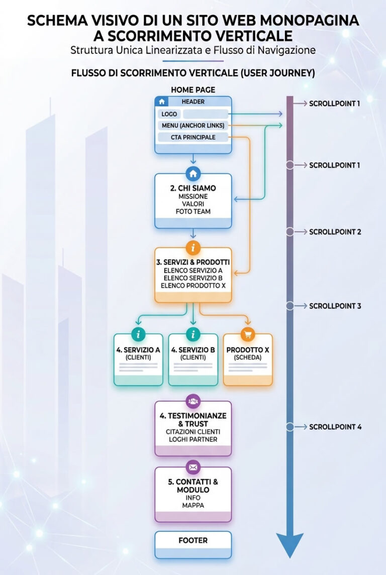 sito piùaccessibile pratico schema flusso pagina